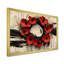 Indsay, coucher de soleil aux teintes d'une couronne de fleurs abstraite II - art mural couronne pour le salon-592598828-592598816-771262736
