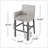 Upholstered 30.5 Inch Counter Stools - Light Gray/Gray-722667091-722667101