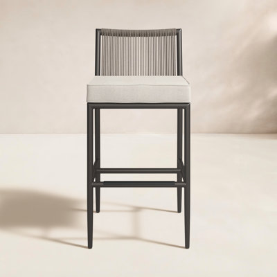 Esme 26" Patio Bar Stool with Cushion