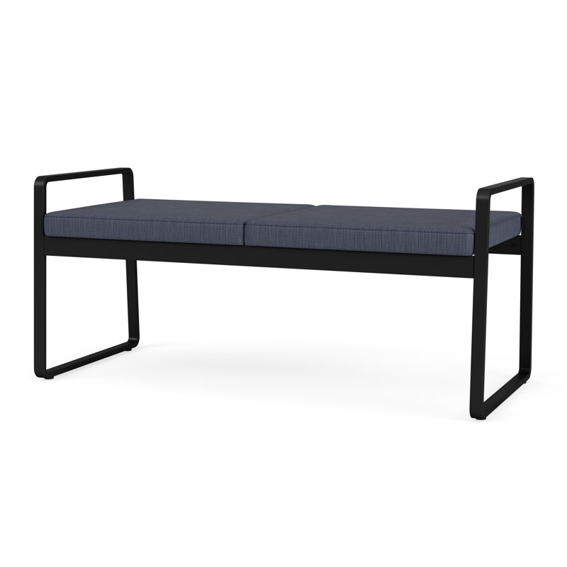 Banc en métal Gansett, Plot Line Navy, Noir