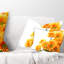 Coussin lombaire floral chrysanthemum
