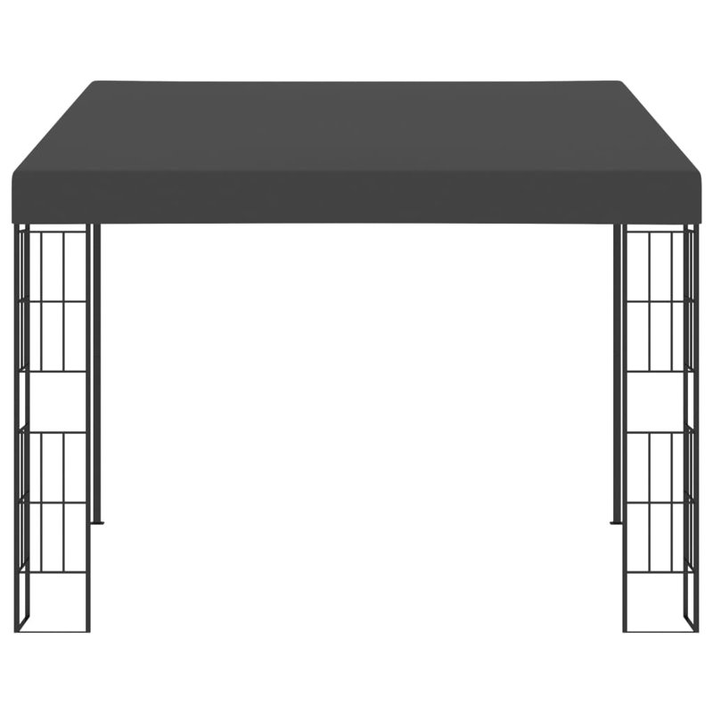 Meurer 1.18m x 1.18m Steel Patio Gazebo, Anthracite