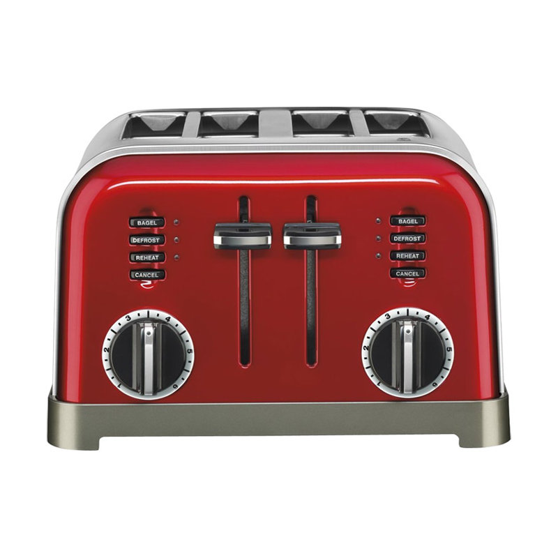 Grille-pain à 4 tranches Cuisinart, Rouge