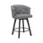 26"Swivel Upholstered Counter Stool With Metal Frame-513637447