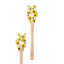 Spatulart Sunflower Field Wood Handled Spatula