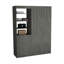 Armoire 3 tiroirs Kenya, double porte, 3 niveaux