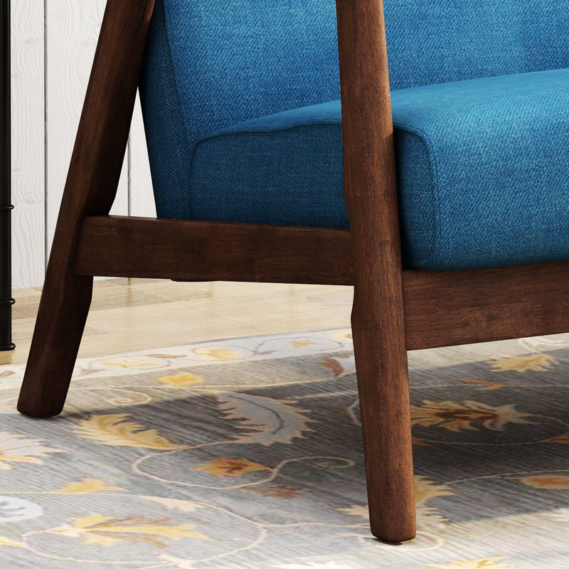 Canapé Oxendine, Polyester bleu marine