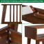 Base de lit plateforme en bois massif Kaylin et table de chevet assortie, style scandinave rustique, capacité de 800 lb, sans sommier, facile à assembler-24253638-24253636