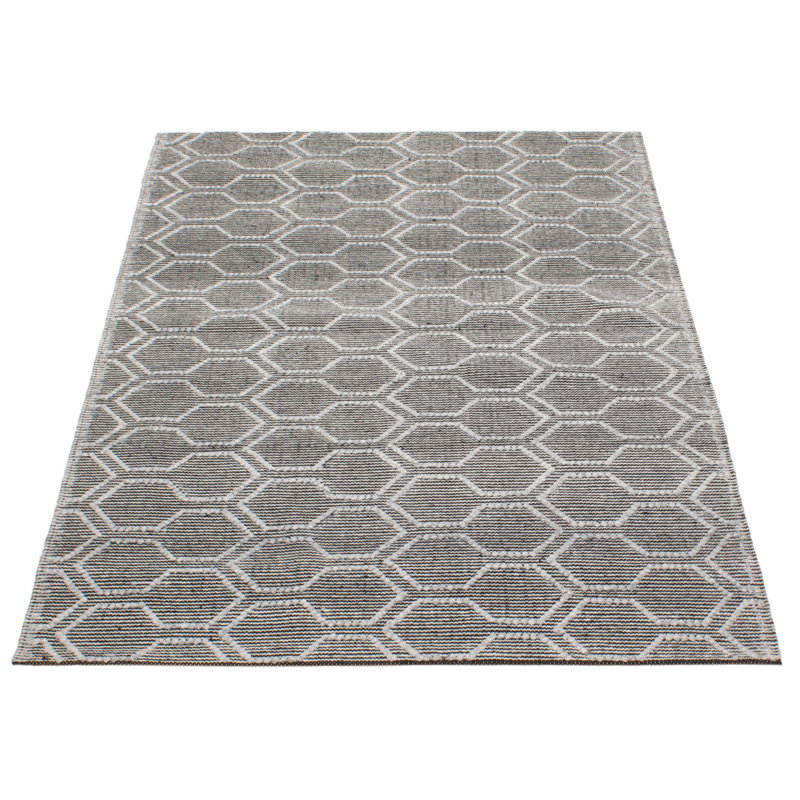 Tapis gris Sienna 5 pi 1 po x 7 pi 6 po