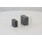 Cole And Grey Marble Dice Geometric Sculpture With Black Accent