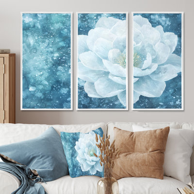 Adamariz - ensemble d'art mural pivoines