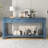 Aiyonna 63" Console Table,Entryway Table,Sofa Table with 3 functional drawers and a bottom shelf-129029597