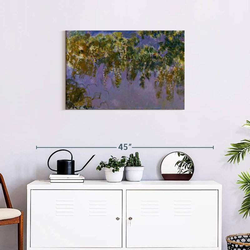 Wisterias, 20" H x 30" W