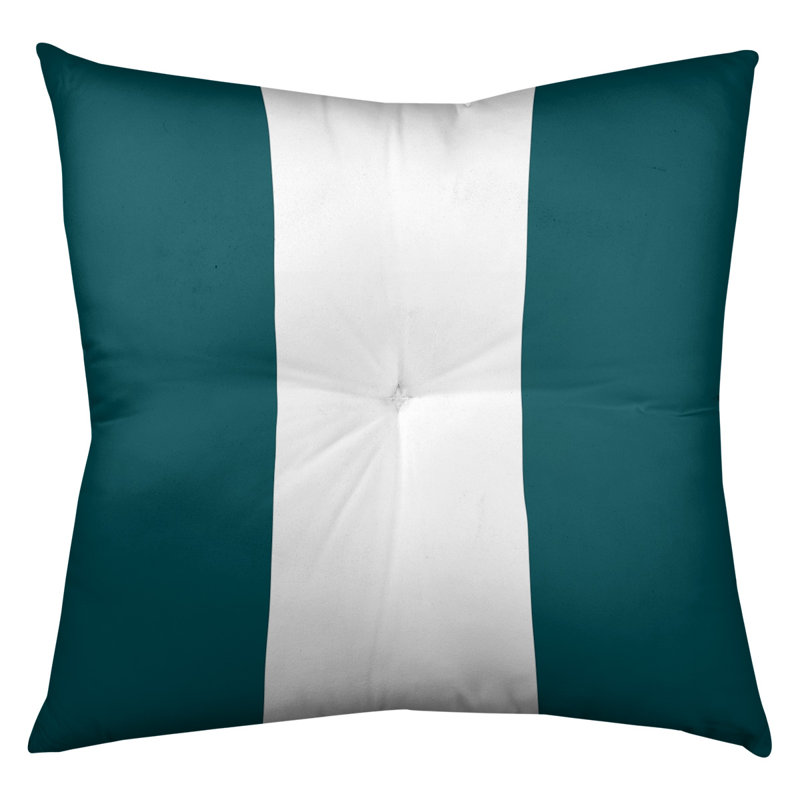  Coussin de sol touffeté, 30 po x 30 po, Vert / blanc