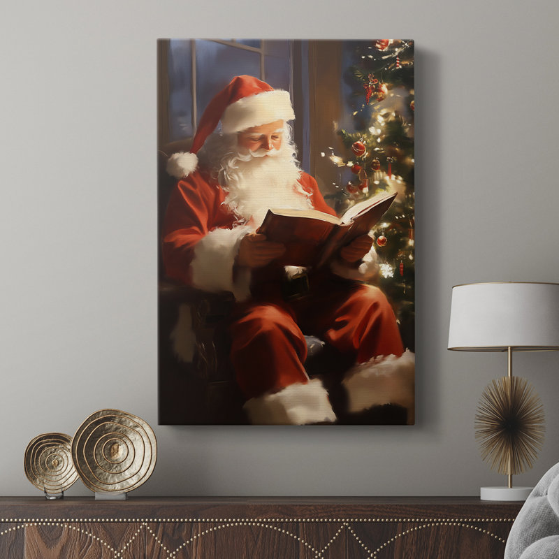 Art des Fêtes de Noël - Série 2-CCDXLII - Cavas de galerie sur mesure, H 48 po x l 32 po