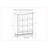 Banting 9 Cube Bookcase with Drawers