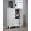 Commode à 8 tiroirs Fraser blanc crème-579833716