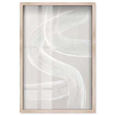 «Spontane Flow III Shadowbox Print», art mural minimaliste par Art Remedy