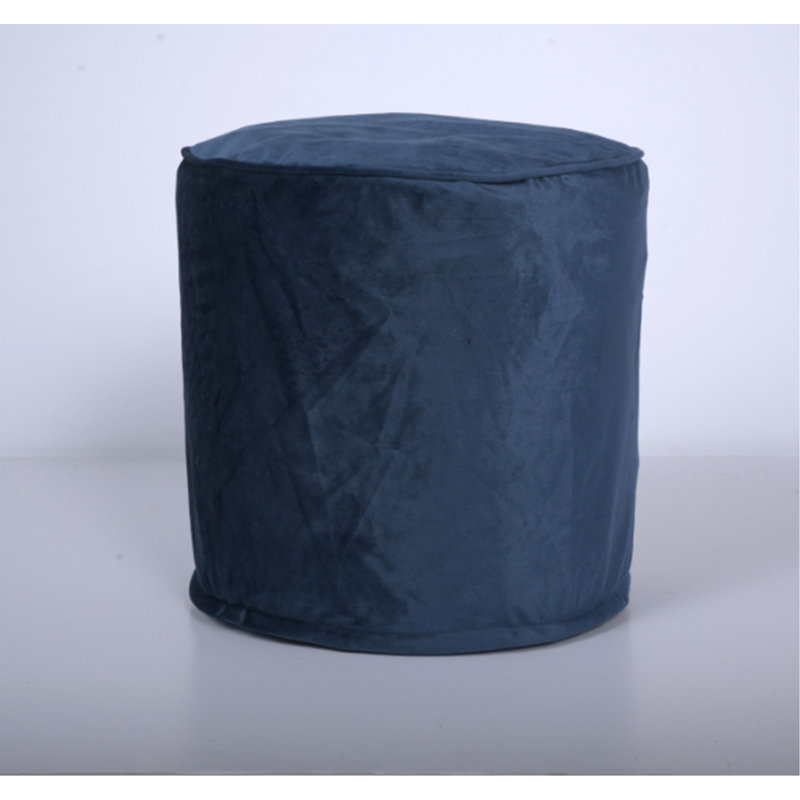 Shimon Cylinder Pouf,  Cobalt Blue