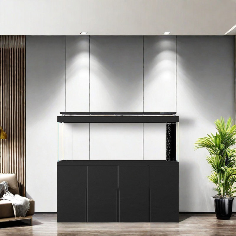 Aquarium Minimalist, 228 gallons (H 61,8 po x l 78,7 po x P 23,6 po), Noir, noir, noir, noir