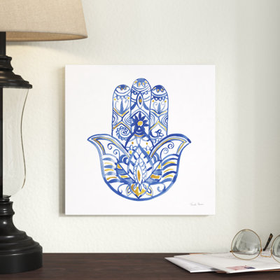 "Hamsa I" par Farida Zaman - reproduction d'art sur toile non encadrée
