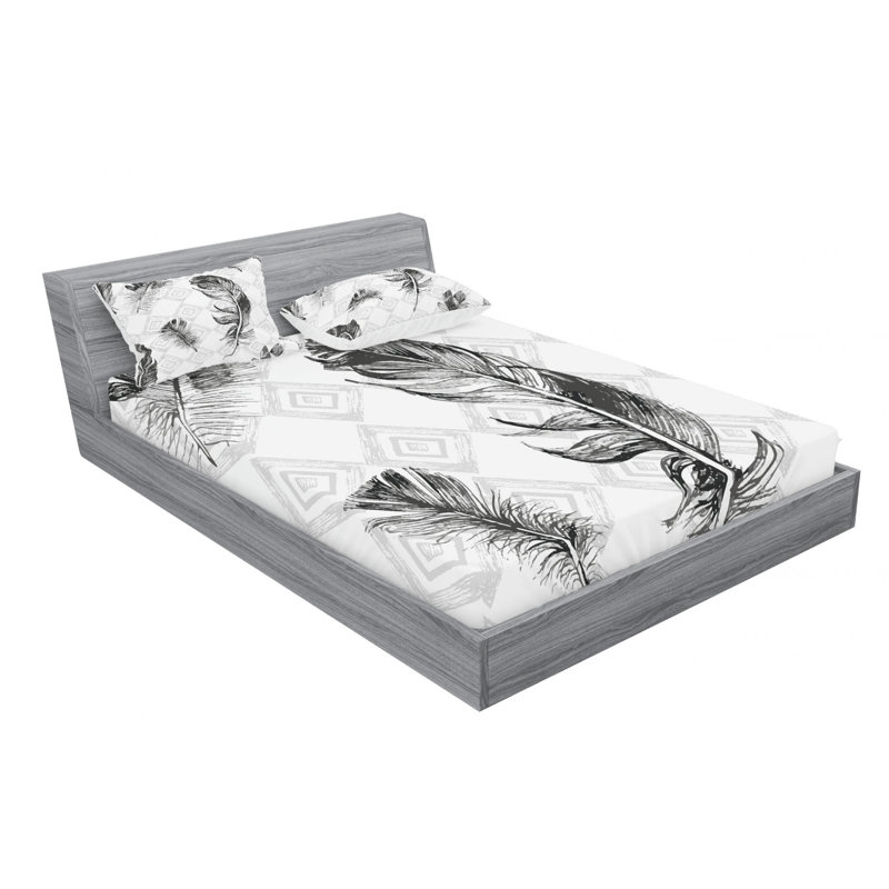 Microfiber Sheet Set, Full Sheet Set with Fitted Sheet