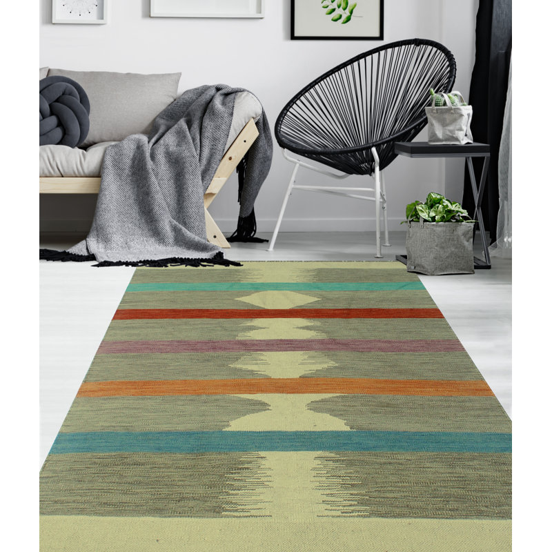 Cyprus Wool Striped and Geometric Indoor Rug