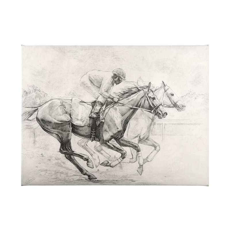 Toile texturée embellie à la main, H 56 po x l 42 po x P 1,5 po