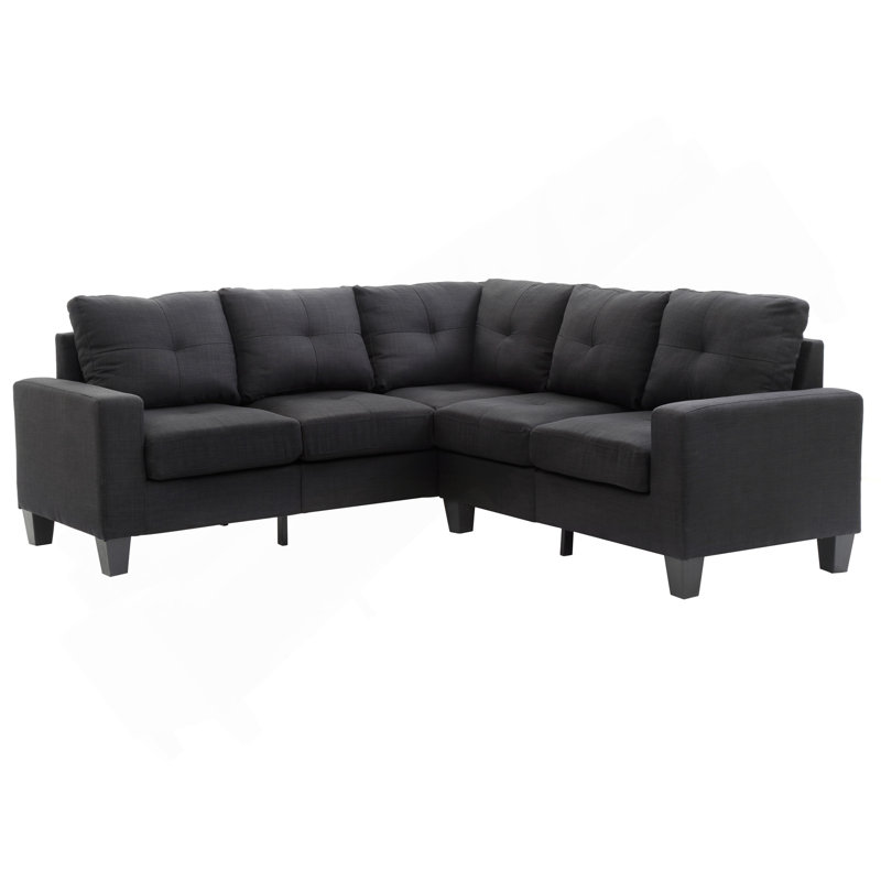 Canapé modulaire Newbury G475B-SC, NOIR, Noir