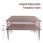 Table pliante portative pour la table pliante d'intérieur et d'extérieur-125149247