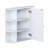 Bathroom Wall Storage Cabinet With Mirror, Medicine Cabinet With Adjustable Wood Shelf, Doors & 6 Open Shelves-1270781926