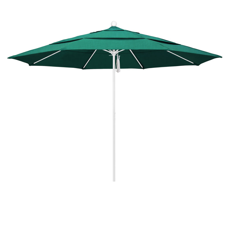 Parasol de marché 11 pi Silva, Spectre Aztec Sunbrella® Plainweave, Bronze