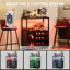 Cabinet/Enclosed Storage Wine Bottle Rack-1369665322
