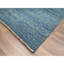 Tapis bleu royal impérial 8 pi x 10 pi, petit motif géométrique répétitif en losanges, motif Kohinoor Herat, laine pure, ton sur ton, noué à la main, sans bordure, doux au toucher, tapis oriental