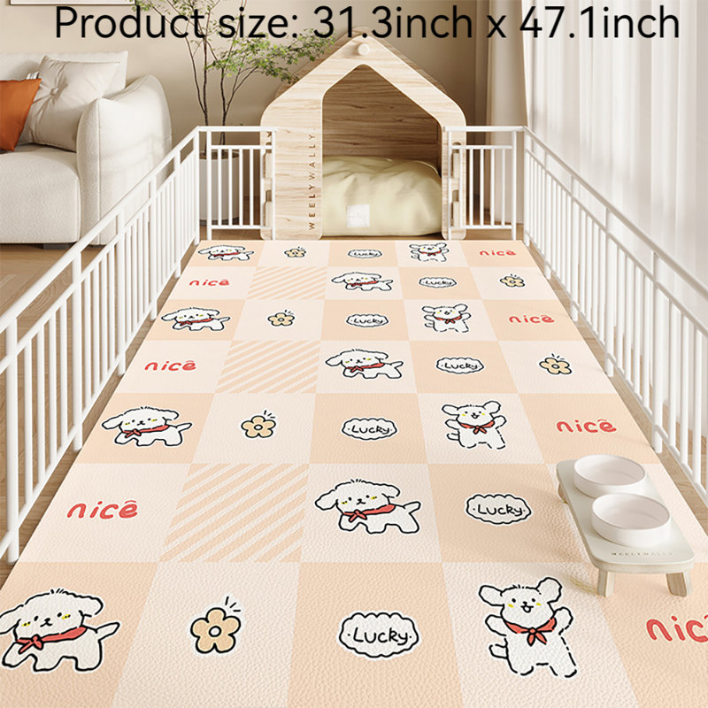 Tapis pour animaux de compagnie, H 0,15 po x l 31,3 po x P 47,1 po