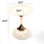 Table d'appoint ronde avec table de bout Mermaid