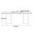 Modern minimalist creative dining table-1710703994