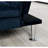 Microfiber Navy Contemporary 2 - Seat Futon Converting To Bed, Made, Extra Support Leg, Solid Build