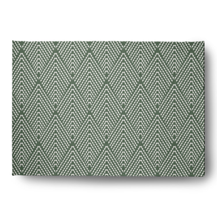 Chenille Geometric Indoor Rug