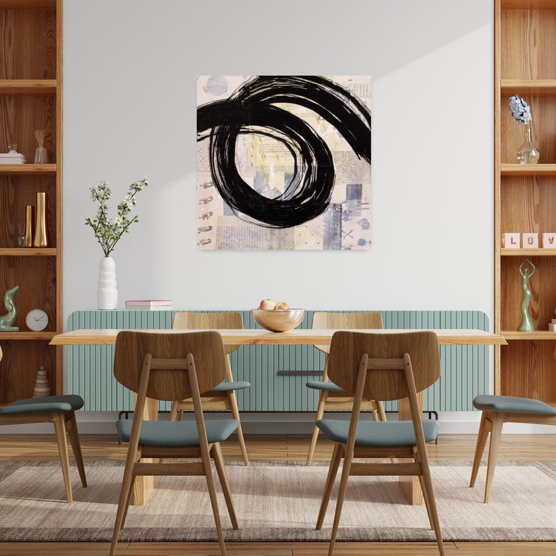 «Brushstroke No. 8», art contemporain abstrait, H 36 po x l 36 po