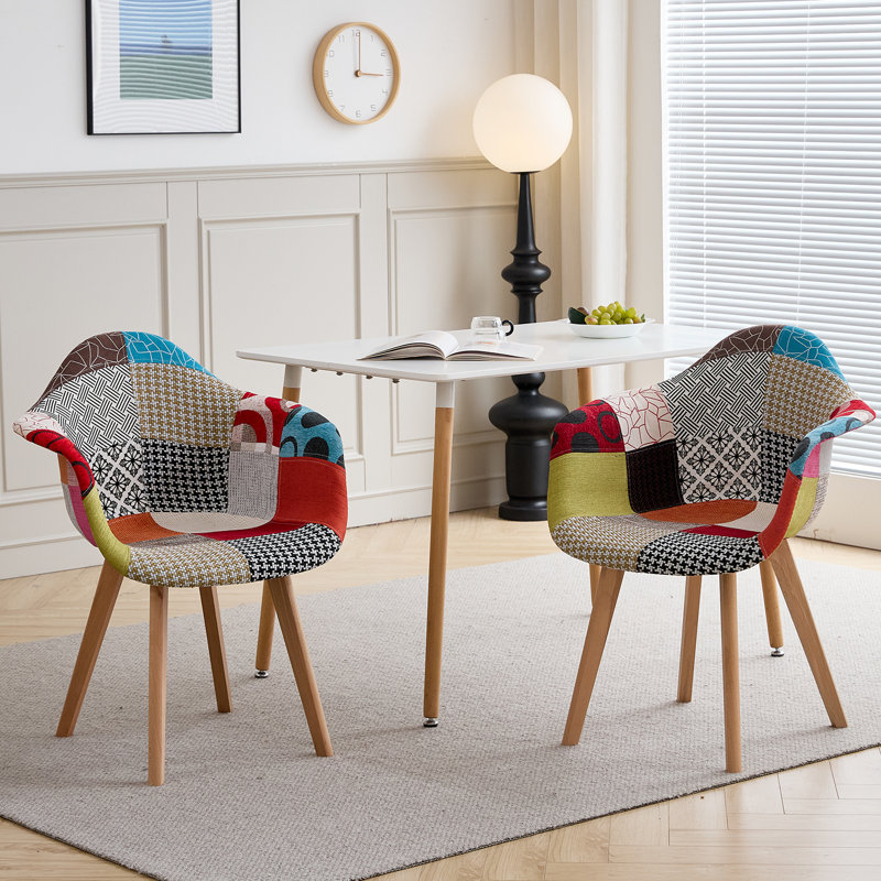 Oakes 39cm H Upholstered Armchair, Red
