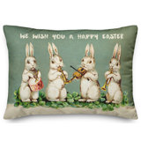 Hippity Hoppity Throw Pillow