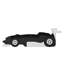 Lit plateforme en forme de voiture de course, cadre de lit plateforme en bois avec roues-514279453