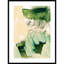 «Elphaba Minimalist Peinture 09» par Iris Lehnhardt, reproduction d'art encadrée sur bois-1088650038-1088650042