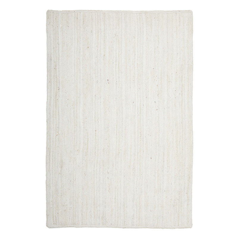 Tapis brun en jute / sisal tissé à la machine Jaritzi