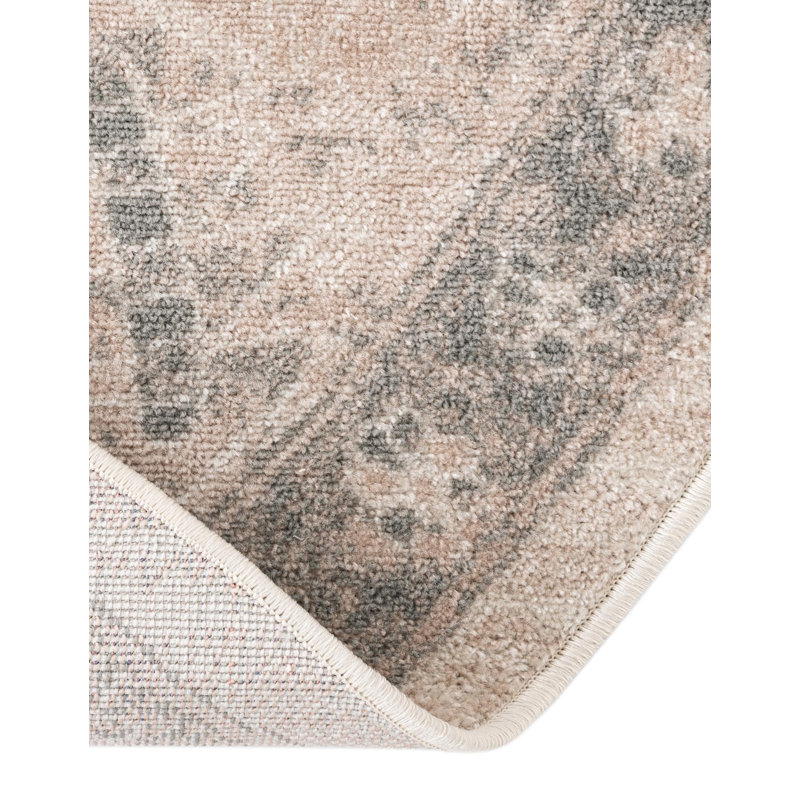 Tapis gris Edvardas, Rond 6 pi 1 po