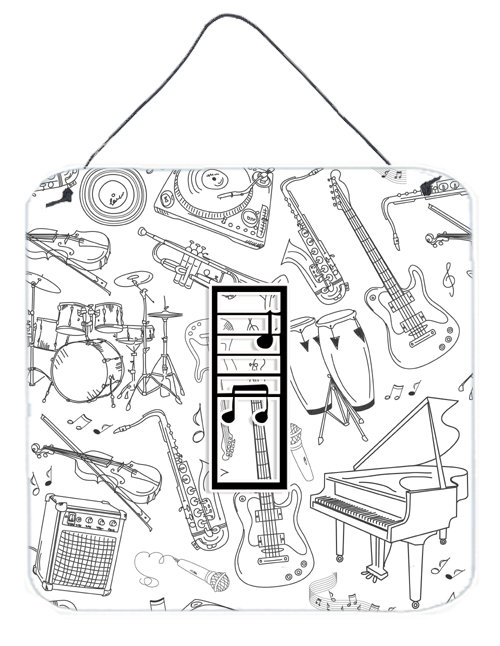 Monogramme « notes musicales », I