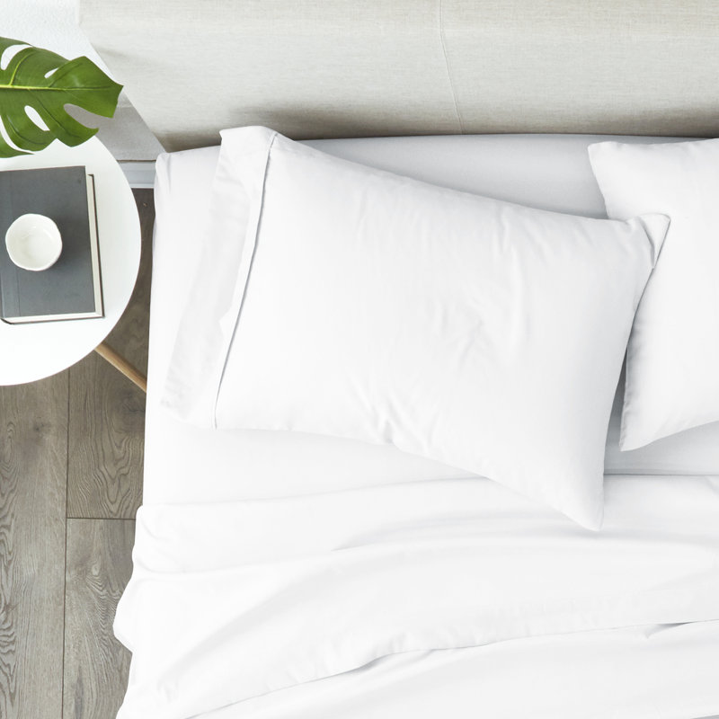 Simply Soft™ Premium Double-Brushed Pillowcase, Standard, White