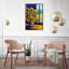 Fenêtre, tournesols II - Impression sur toile-80844265-80844271