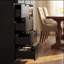 78 In.H Black Bar Cabinet With 9 Drawers, And Built-In Wine Rack